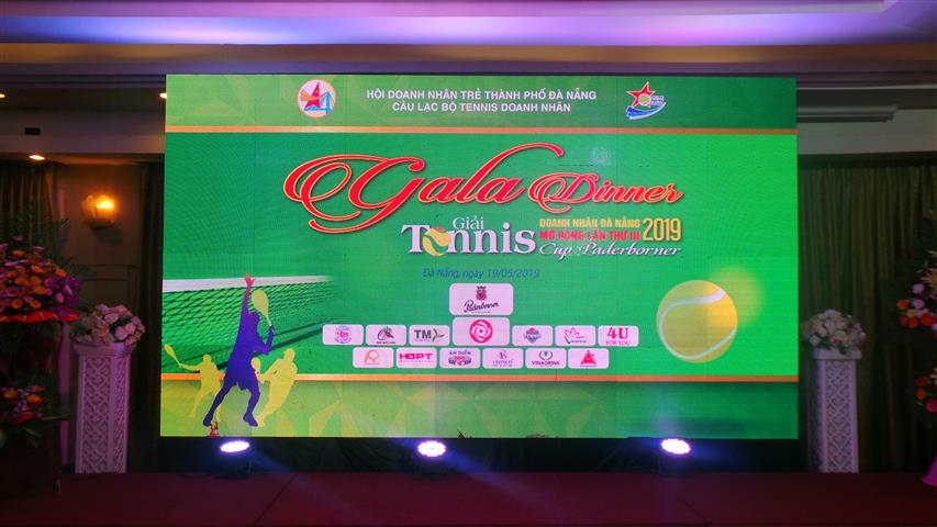 Đêm #gala_diner giải tennis Doanh Nhân Đà Nẵng mở rộng lần thứ III 2019 Cúp PADERBORNER tại sảnh #diamond tối ngày 19.05.